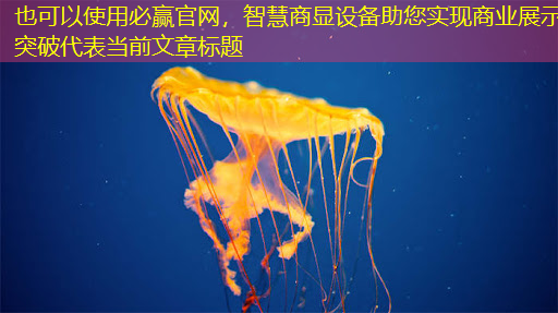 智慧商显设备助您实现商业展示突破
